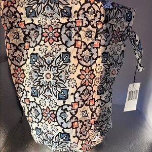 Vera Bradley Blue and Pink Patterned Travel Bag